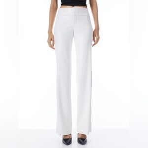 Alice + Olivia- Vegan Off White Pants
